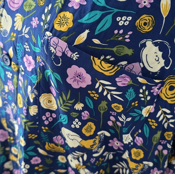 Men's Peanuts Short Sleeves Woven Shirt Size XL - Picture 10 of 14